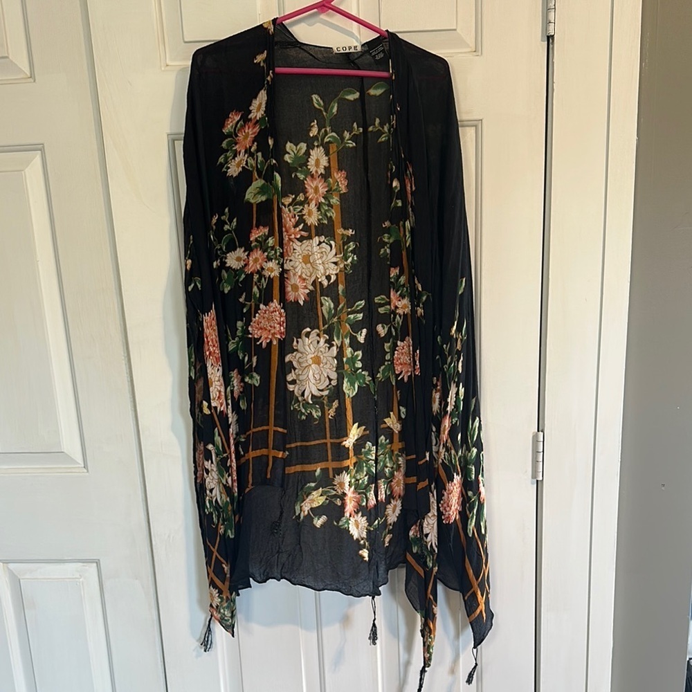 Cope floral cape one size